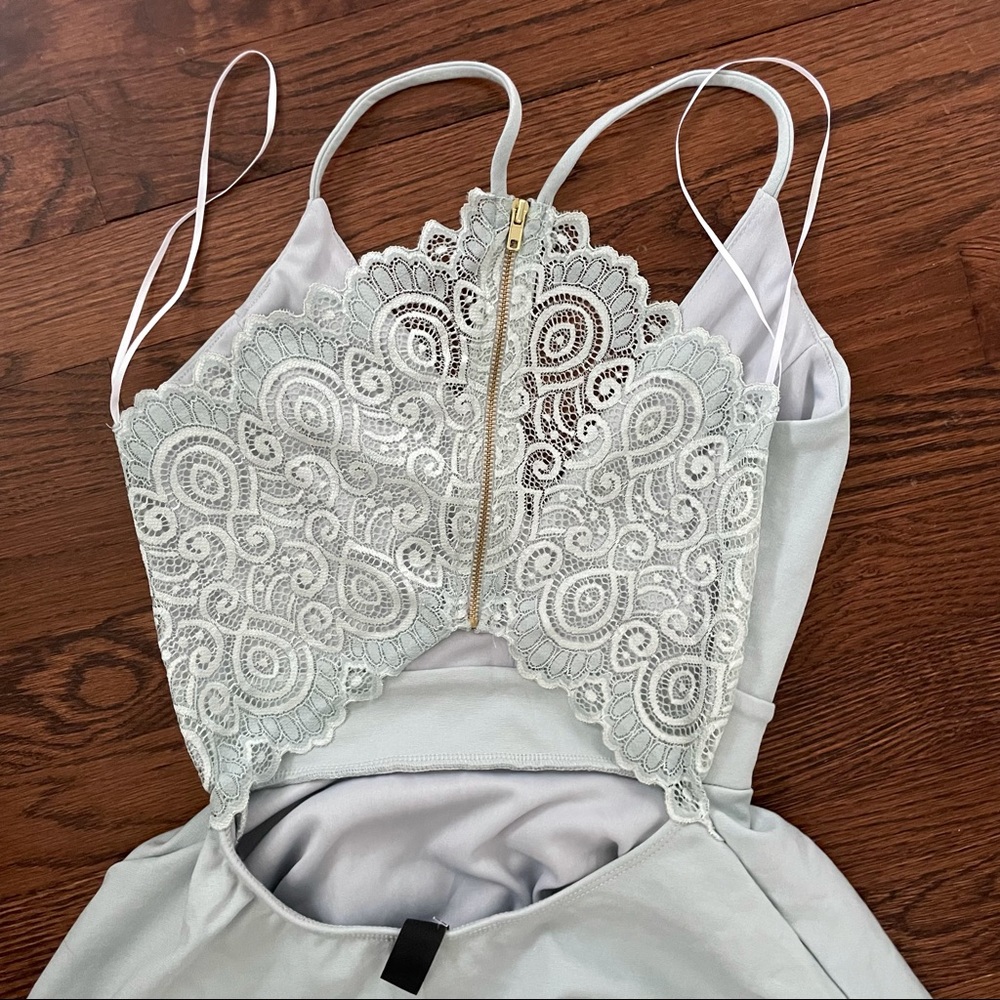 Windsor Lace Back Skater Dress